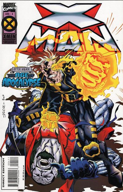 X-Man Age of Apocalypse - The Art Of War |  Issue#4A | Year:1995 | Series: X-Men | Pub: Marvel Comics | Direct Edition