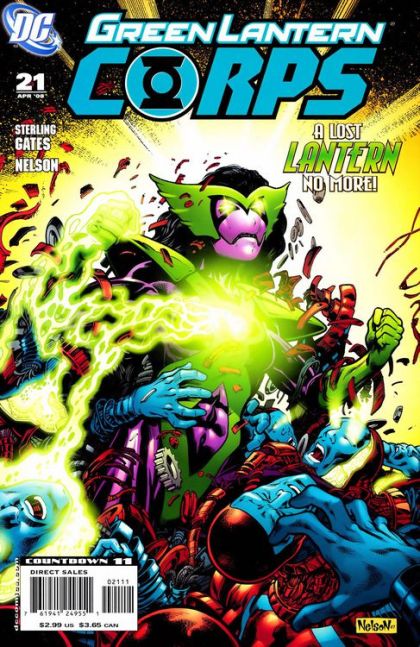Green Lantern Corps, Vol. 1 The Curse of the Alpha-Lantern, Part One |  Issue#21 | Year:2008 | Series: Green Lantern | Pub: DC Comics | Nelson DeCastro Regular