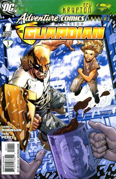 Adventure Comics Special Featuring The Guardian New Krypton - Part Three: The Worst Night of His Life |  Issue#1A | Year:2008 | Series:  | Pub: DC Comics | Regular Aaron Lopresti Cover