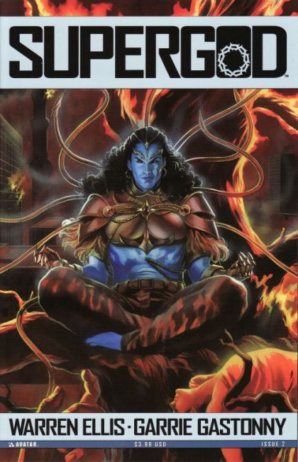 Warren Ellis' Supergod  |  Issue#2A | Year:2009 | Series:  | Pub: Avatar Press | Felipe Massafera Regular Cover