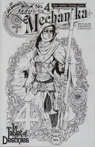 Lady Mechanika: The Tablet Of Destinies The Tablet Of Destinies, The Tablet Of Destinies |  Issue#4C | Year:2015 | Series:  | Pub: Benitez Productions | Joe Benitez Variant