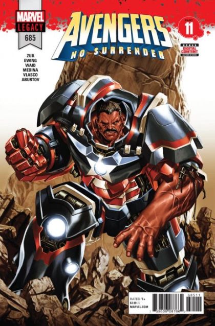 Avengers, Vol. 7 No Surrender, Part Eleven |  Issue#685A | Year:2018 | Series: Avengers | Pub: Marvel Comics | Regular Mark Brooks Cover