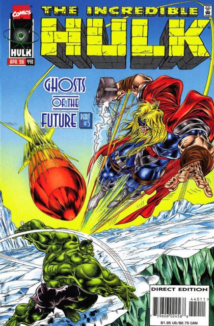 The Incredible Hulk, Vol. 1 Ghosts of the Future, Part 5: The Big Bang |  Issue#440A | Year:1996 | Series: Hulk | Pub: Marvel Comics |