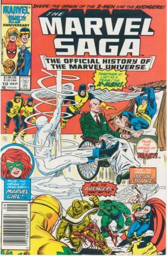 The Marvel Saga  |  Issue#10B | Year:1986 | Series:  | Pub: Marvel Comics | Newsstand Edition