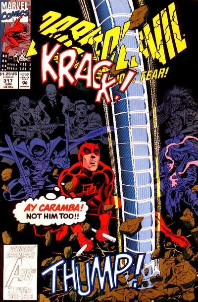 Daredevil, Vol. 1 Grease Is The Word |  Issue#317A | Year:1993 | Series: Daredevil | Pub: Marvel Comics | Direct Edition
