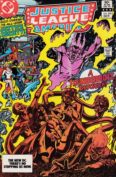Justice League of America, Vol. 1 Crisis In The Thunderbolt Dimension!, Crisis in the Thunderbolt Dimension part 1 |  Issue#219A | Year:1983 | Series: Justice League | Pub: DC Comics | Direct Edition