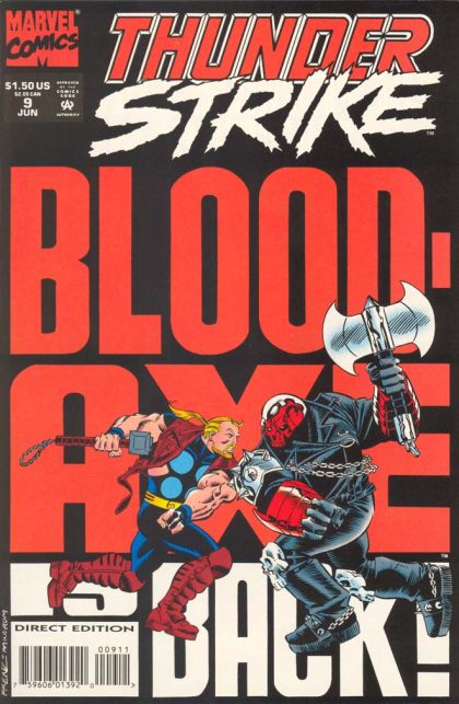 Thunderstrike, Vol. 1 Bad Blood |  Issue#9A | Year:1994 | Series:  | Pub: Marvel Comics | Direct Edition