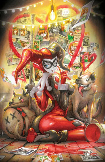 Harley Quinn, Vol. 4 Girl in a Crisis/Hyena Anxiety, Part III |  Issue#30G | Year:2023 | Series: Harley Quinn | Pub: DC Comics | Rachta Lin Exclusive Virgin Variant