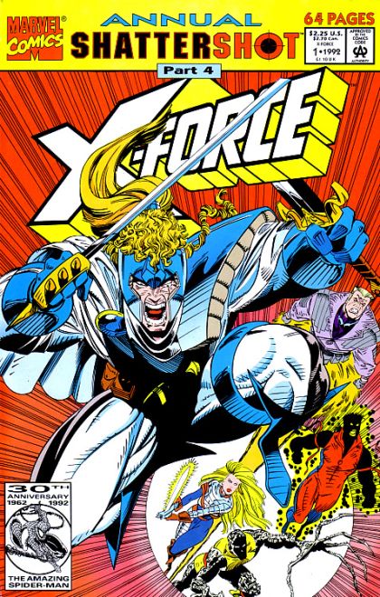X-Force Annual Shattershot - Part 4: The Mirror Liars |  Issue#1992A | Year:1992 | Series: X-Force | Pub: Marvel Comics | Direct Edition