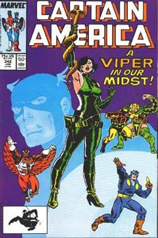 Captain America, Vol. 1 The Snake Pit |  Issue#342A | Year:1988 | Series: Captain America | Pub: Marvel Comics | Direct Edition