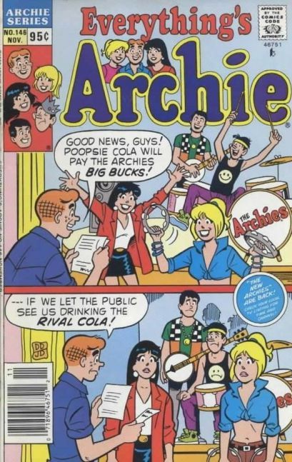 Everything's Archie  |  Issue#146B | Year:1989 | Series:  | Pub: Archie Comic Publications | Newsstand Edition