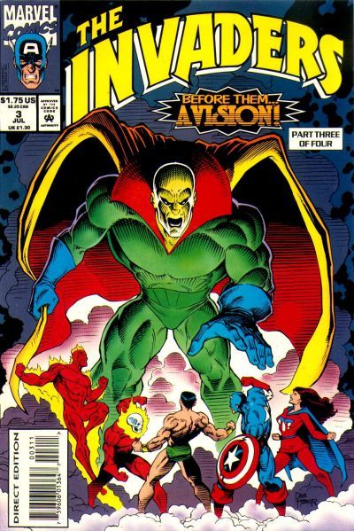 The Invaders, Vol. 2 Your Young Men Shall See Visions |  Issue#3A | Year:1993 | Series: Invaders | Pub: Marvel Comics