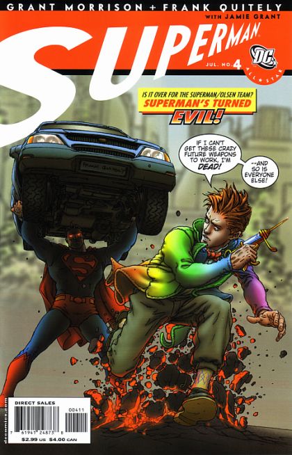 All Star Superman The Superman / Olsen War! |  Issue#4A | Year:2006 | Series: Superman | Pub: DC Comics | Frank Quitely Regular