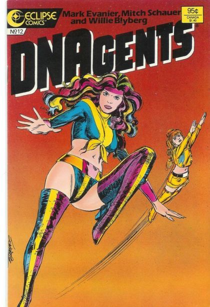 New DNAgents Secrets Of The Dnagents |  Issue#12 | Year:1986 | Series:  | Pub: Eclipse Comics |