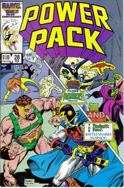 Power Pack, Vol. 1 The Breakfast Club! |  Issue#28 | Year:1986 | Series: Power Pack | Pub: Marvel Comics |