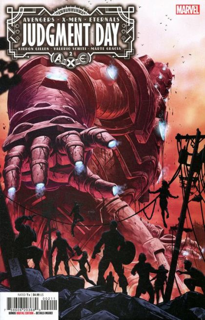 A.X.E.: Judgment Day A.X.E.: Judgment Day  |  Issue#2A | Year:2022 | Series:  | Pub: Marvel Comics | Mark Brooks Regular