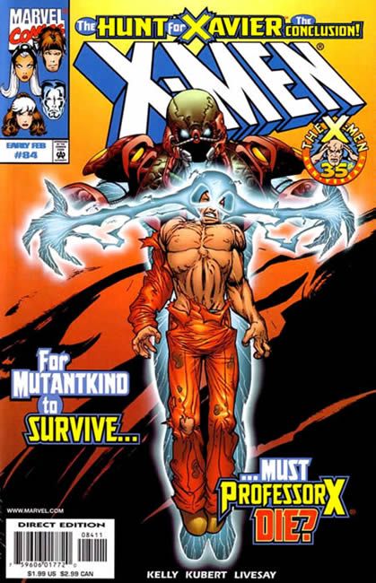 X-Men, Vol. 1 The Hunt for Xavier - Part 6: Dream's End |  Issue#84A | Year:1998 | Series: X-Men | Pub: Marvel Comics | Direct Edition