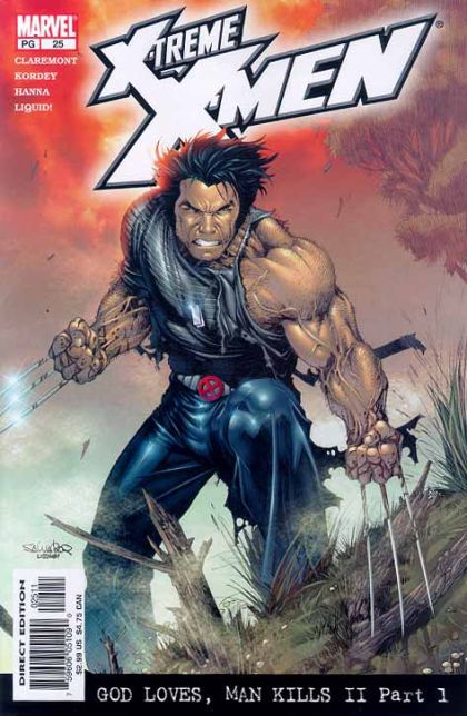 X-Treme X-Men, Vol. 1 God Loves, Man Kills II, Part 1 |  Issue#25A | Year:2003 | Series: X-Men | Pub: Marvel Comics | Direct Edition
