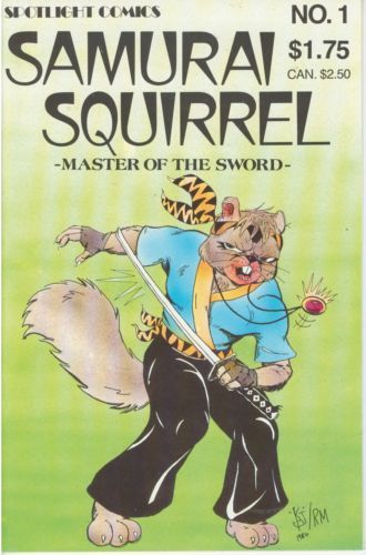Samurai Squirrel Into The Lair |  Issue#1 | Year:1986 | Series:  | Pub: Spotlight Comics |
