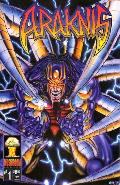 Araknis Shades of Evil, pt 1 |  Issue#1 | Year:1995 | Series:  | Pub: Mushroom Comics |