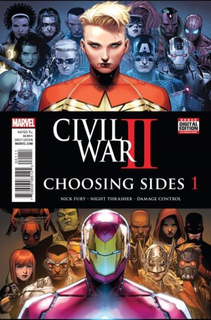 Civil War II: Choosing Sides Civil War II  |  Issue#1A | Year:2016 | Series:  | Pub: Marvel Comics | Regular Jim Cheung Cover