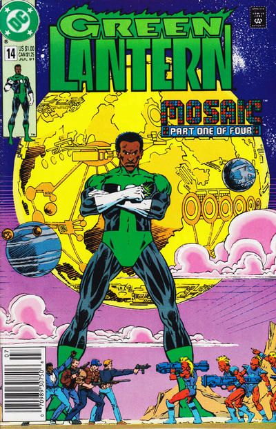 Green Lantern, Vol. 3 Mosaic, Part 1: Structures |  Issue#14B | Year:1991 | Series: Green Lantern | Pub: DC Comics | Newsstand Edition