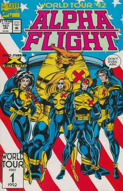 Alpha Flight, Vol. 1 World Tour '92, Part 1: Rage Against The Dying Of The Light! |  Issue
