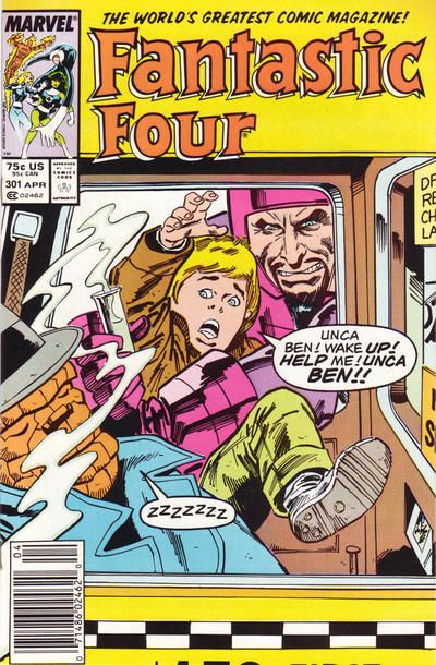 Fantastic Four, Vol. 1 Dark Dreams |  Issue#301B | Year:1987 | Series: Fantastic Four | Pub: Marvel Comics | Newsstand Edition