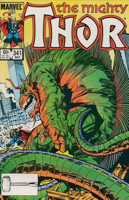 Thor, Vol. 1 The Past Is a Bucket of Ashes |  Issue#341A | Year:1983 | Series: Thor | Pub: Marvel Comics | Direct Edition
