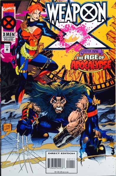 Weapon X, Vol. 1 Age of Apocalypse - Unforgiven Trespasses |  Issue#1A | Year:1995 | Series: Weapon X | Pub: Marvel Comics | Direct Deluxe Edition