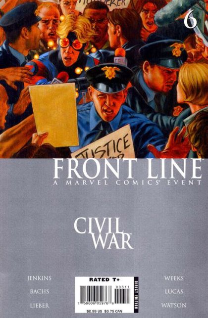 Civil War: Front Line Civil War - Embedded, Part 6 / The Accused, Part 6 / Sleeper Cell, Part 4 / Unnamed peom |  Issue#6 | Year:2006 | Series:  | Pub: Marvel Comics |