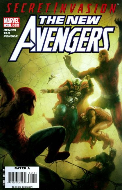 New Avengers, Vol. 1 Secret Invasion  |  Issue#41A | Year:2008 | Series:  | Pub: Marvel Comics | Aleksi Briclot Regular