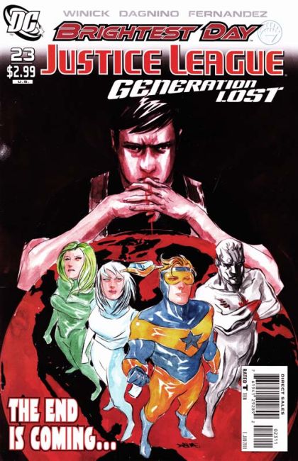 Justice League: Generation Lost Brightest Day - Generation Lost, Caught |  Issue#23A | Year:2011 | Series:  | Pub: DC Comics | Dustin Nguyen Regular Cover