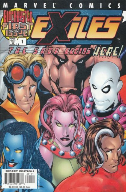 Exiles, Vol. 1 Down the Rabbit Hole |  Issue#1 | Year:2001 | Series: Exiles | Pub: Marvel Comics | First Printing