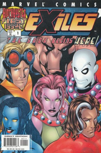 Exiles, Vol. 1 Down the Rabbit Hole |  Issue#1 | Year:2001 | Series: Exiles | Pub: Marvel Comics | First Printing