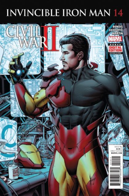 Invincible Iron Man, Vol. 2 Civil War II  |  Issue#14A | Year:2016 | Series: Iron Man | Pub: Marvel Comics |