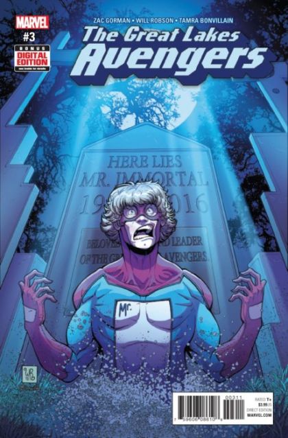 The Great Lakes Avengers  |  Issue#3A | Year:2016 | Series:  | Pub: Marvel Comics | Regular Will Robson Cover