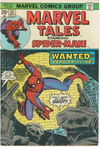 Marvel Tales, Vol. 2 Spider-MAN WANTED |  Issue#53 | Year:1974 | Series: Spider-Man | Pub: Marvel Comics |