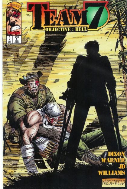 Team 7: Objective: Hell House Of Fire |  Issue#3A | Year:1995 | Series: Team 7 | Pub: Image Comics | Direct Edition