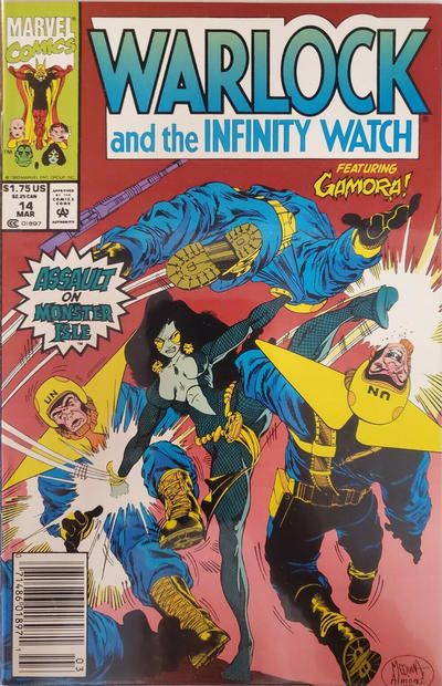Warlock and the Infinity Watch Strange Encounters |  Issue#14B | Year:1993 | Series: Warlock | Pub: Marvel Comics | Newsstand Edition