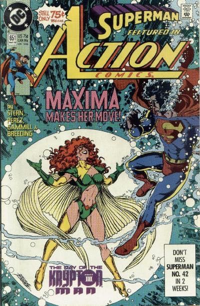 Action Comics, Vol. 1 Day of the Krypton Man - Part 3: Not Of This Earth |  Issue#651A | Year:1990 | Series:  | Pub: DC Comics | Direct Edition