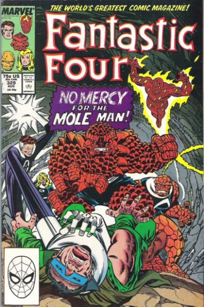 Fantastic Four, Vol. 1 Bad Dream, ... And You Can't Wake Up! |  Issue#329A | Year:1989 | Series: Fantastic Four | Pub: Marvel Comics | Direct Edition