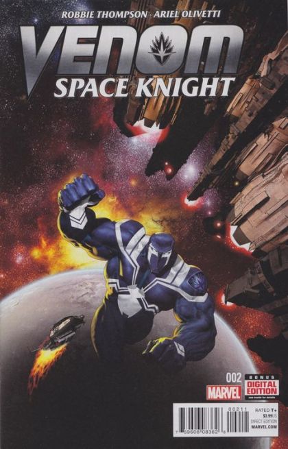 Venom: Space Knight  |  Issue#2A | Year:2015 | Series:  | Pub: Marvel Comics | Ariel Olivetti Regular