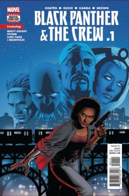 Black Panther and The Crew We Are The Streets, PArt 1: Double Consciousness |  Issue#1A | Year:2017 | Series: Black Panther | Pub: Marvel Comics | Regular John Cassaday Cover