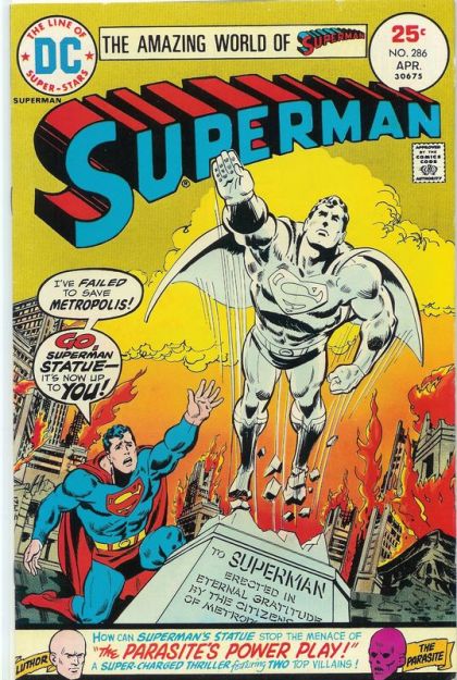 Superman, Vol. 1 The Parasite's Power Play; The Demon in Superboy's Body |  Issue#286 | Year:1975 | Series: Superman | Pub: DC Comics |