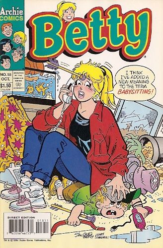 Betty Beach Babysitter |  Issue#18A | Year:1994 | Series: Archie | Pub: Archie Comic Publications | Direct Edition