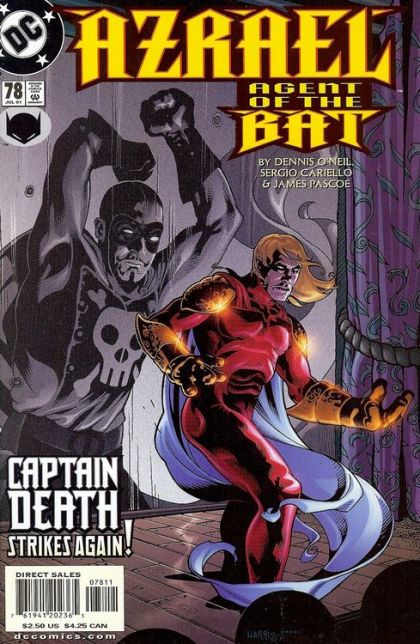 Azrael, Vol. 1 The Amazing Adventures Of Captain Death |  Issue#78 | Year:2001 | Series:  | Pub: DC Comics | Tony Harris Regular Cover