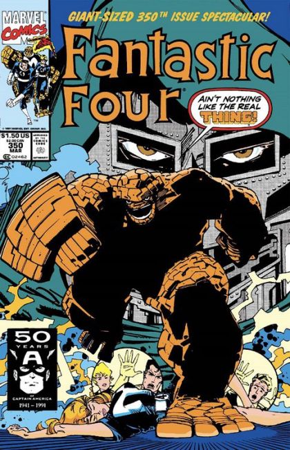 Fantastic Four, Vol. 1 The More Things Change...! ... Or It's The Real Thing ... |  Issue#350A | Year:1991 | Series: Fantastic Four | Pub: Marvel Comics |
