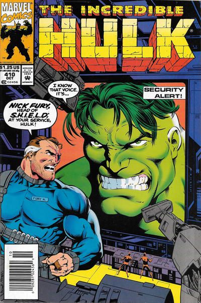 The Incredible Hulk, Vol. 1 Jailhouse Rock |  Issue#410B | Year:1993 | Series: Hulk | Pub: Marvel Comics | Newsstand Edition