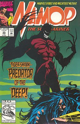 Namor, the Sub-Mariner Dark Awakenings |  Issue#35A | Year:1993 | Series: Sub-Mariner | Pub: Marvel Comics | Direct Edition